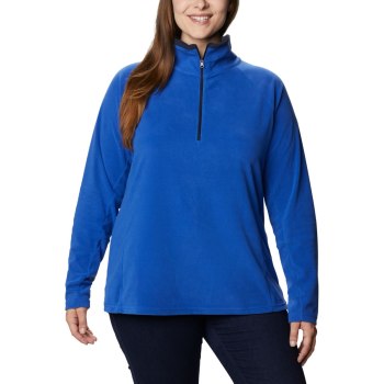 Columbia Glacial IV 1/2 Zip Plus Size, Sudaderas Azules Azul Marino Para Mujer | 978632-UPM